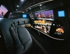 Tampa stretch limousines interior